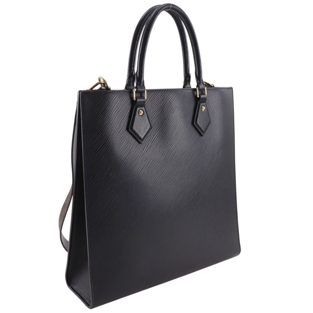 Louis Vuitton Sac Plat PM 2-Way Shoulder Epi Leather Noir Black Handbag — view 3