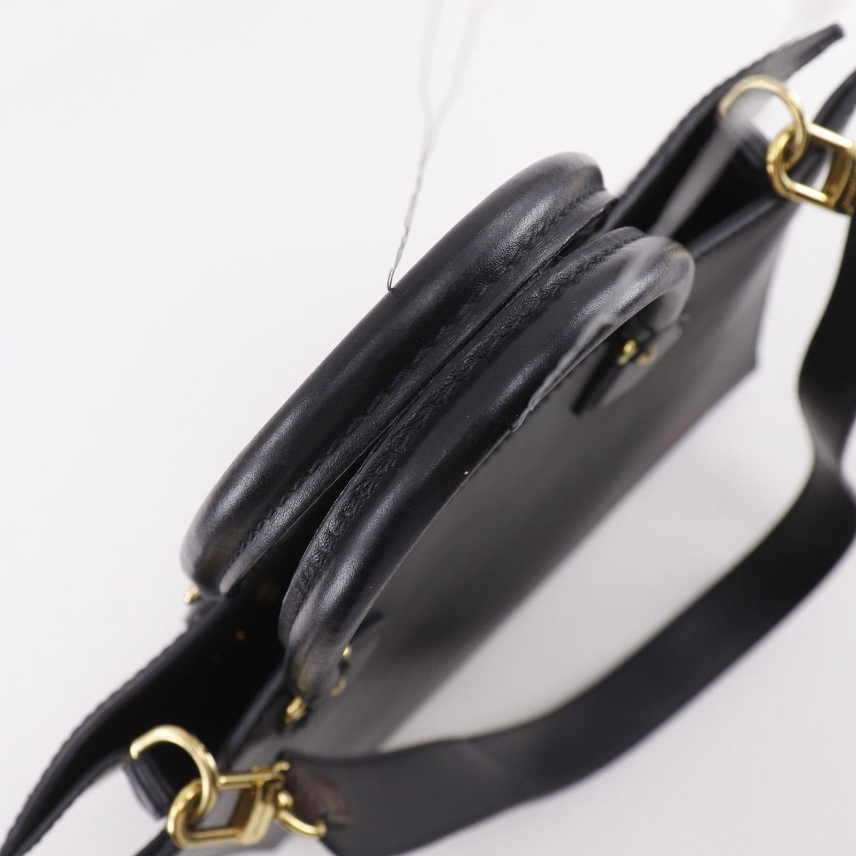 Louis Vuitton Sac Plat PM 2-Way Shoulder Epi Leather Noir Black Handbag — view 5