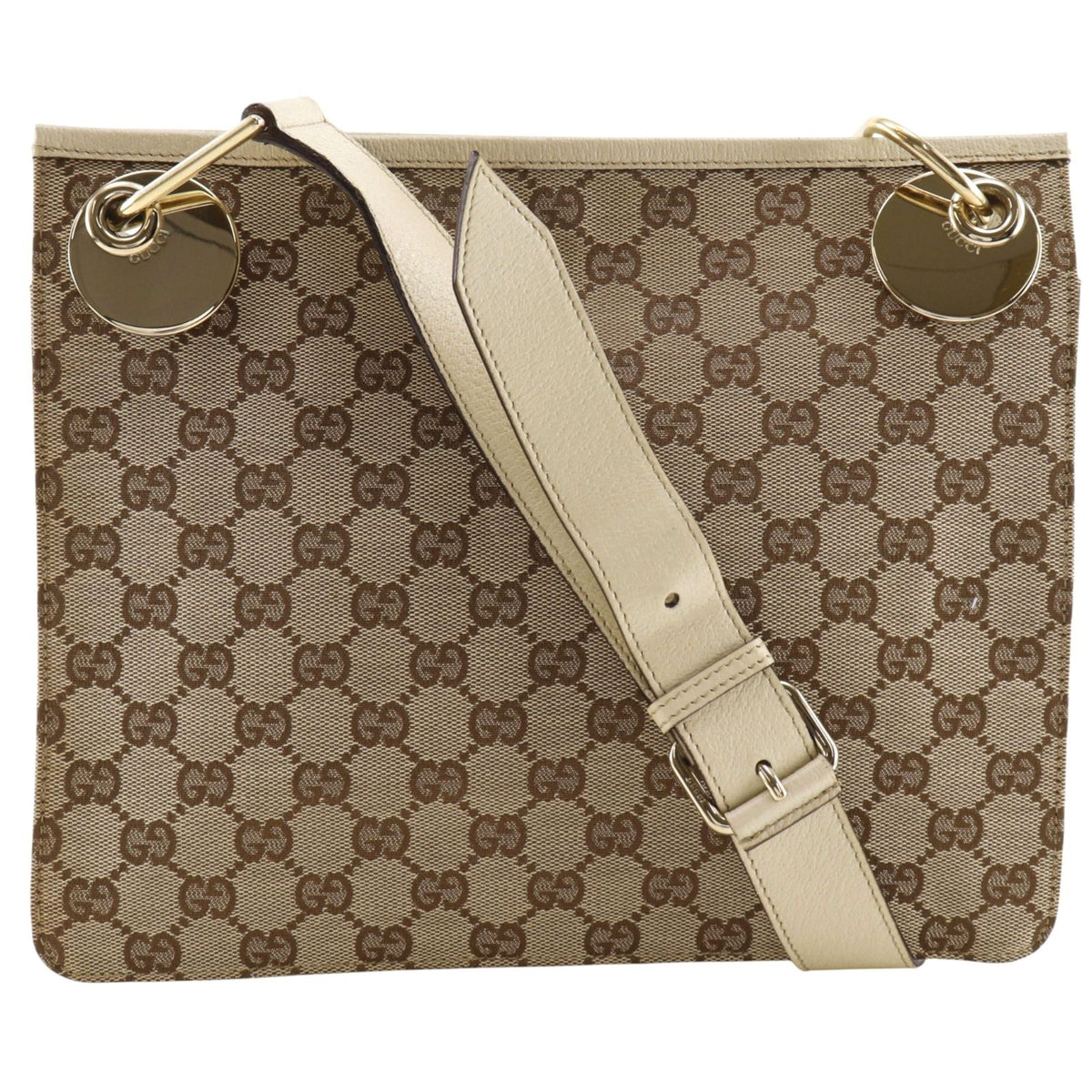 Gucci GG Canvas Beige Shoulder Bag
