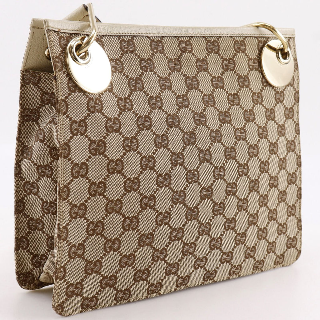 Gucci GG Canvas Beige Shoulder Bag — view 3