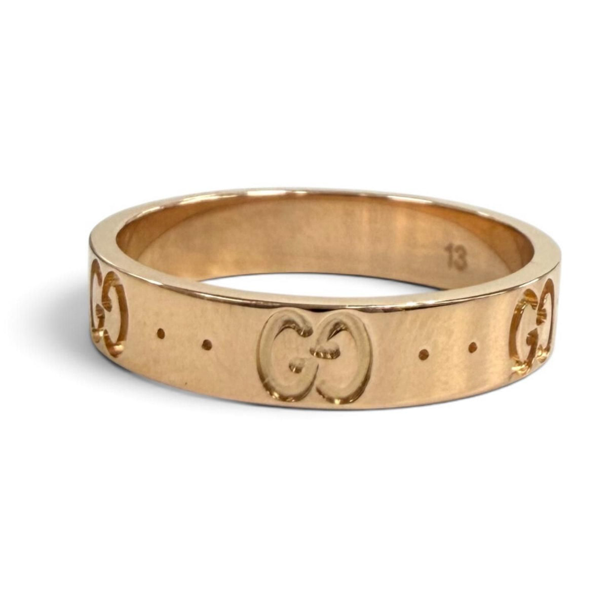 Gucci Icon Ring 750 Pink Gold