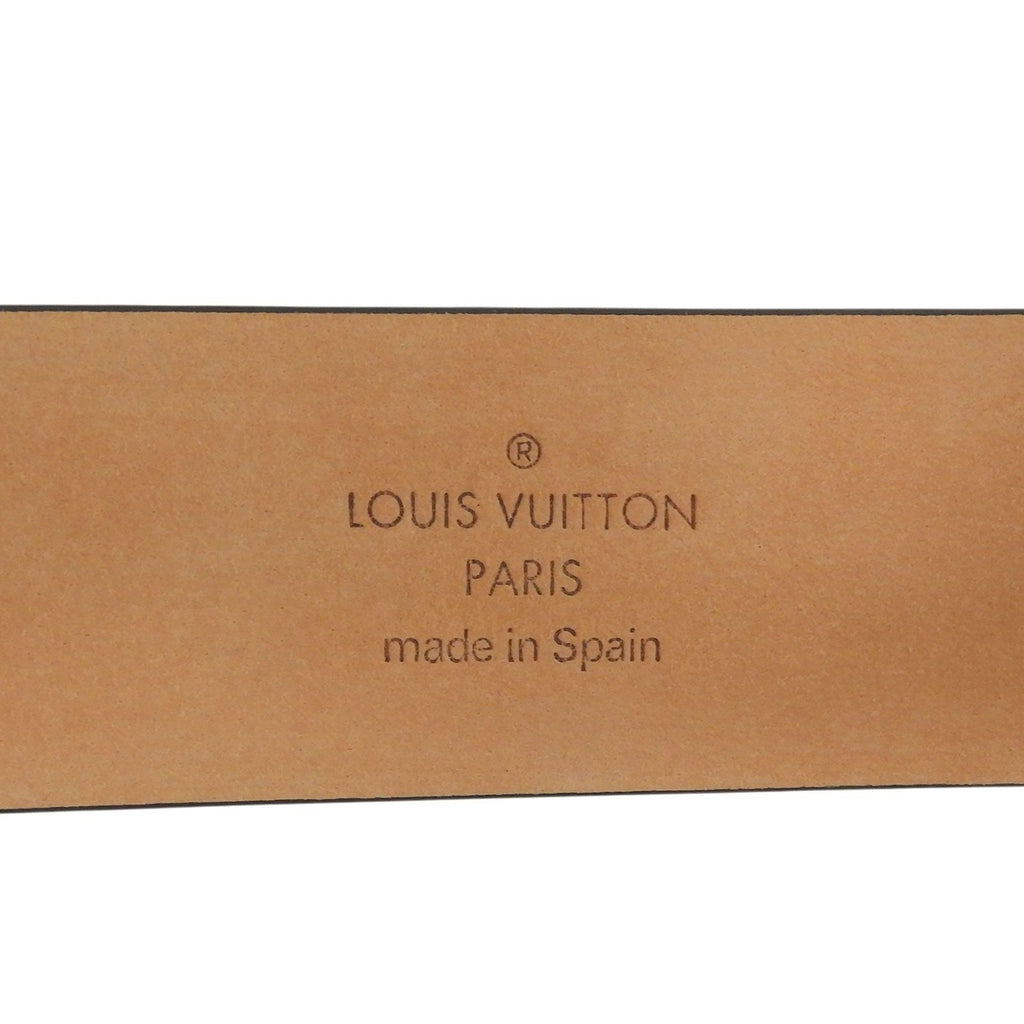 Louis Vuitton Ceinture Monogram Canvas Belt Gold — view 8