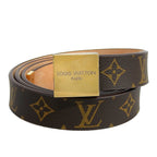Louis Vuitton Ceinture Monogram Canvas Belt Gold