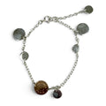 Hermes Ex-Libris Bracelet Pink Gold Silver