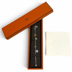 Hermes Ex-Libris Bracelet Pink Gold Silver — view 2
