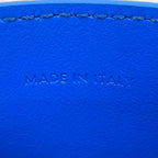 Celine Logo Leather Card Case Blue — view 7