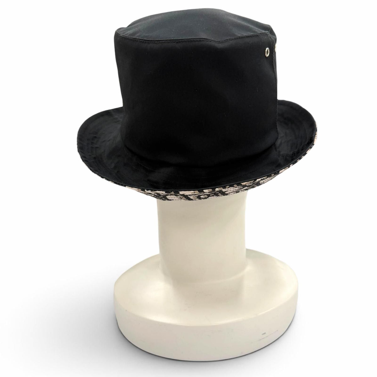Dior Oblique Trotter Reversible Bucket Hat Black 56 — view 4