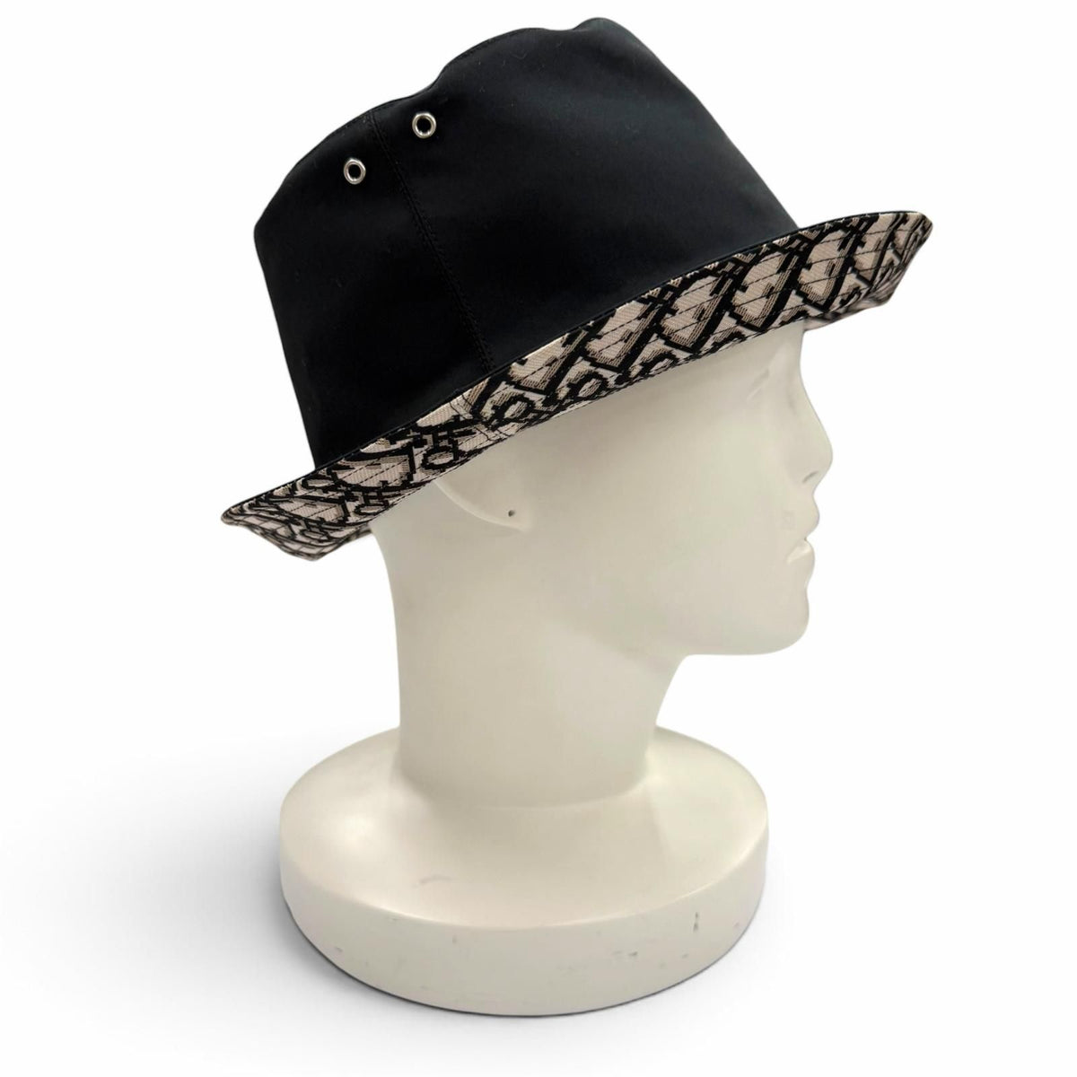 Dior Oblique Trotter Reversible Bucket Hat Black 56 — view 5