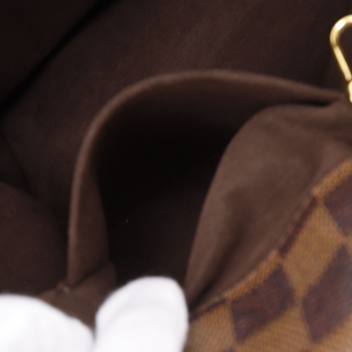 Louis Vuitton Marleybone PM Damier Canvas Brown Tote Bag — view 8