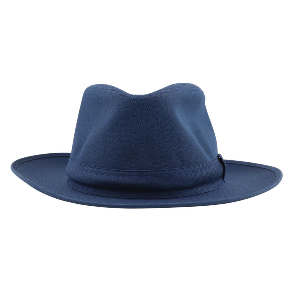 Hermes Fedora Hat Cotton Linen Navy Hat