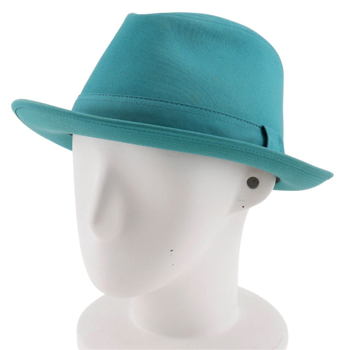 Hermes Fedora Cotton Linen Green Hat — view 2
