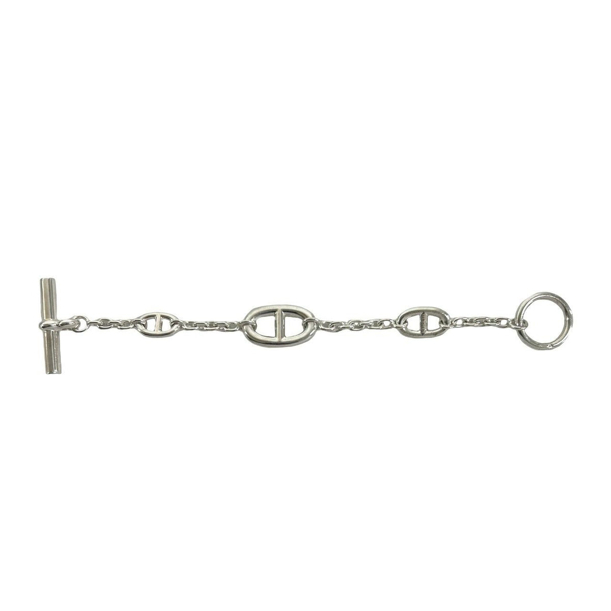 Hermes Farandole LG Bracelet 925 Sterling Silver Chain — view 5
