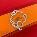 Hermes Farandole LG Bracelet 925 Sterling Silver Chain