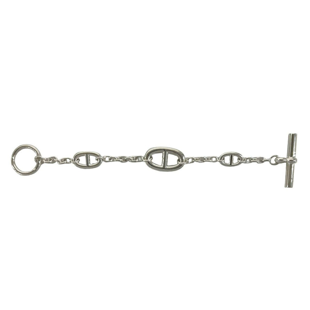 Hermes Farandole LG Bracelet 925 Sterling Silver Chain — view 6