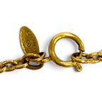 Chanel Vintage CC Logo Chain Pendant Gold — view 6