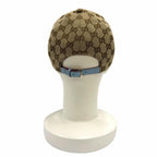 Gucci Yuko Higuchi GG Canvas Cap Brown Light Blue Hat — view 3