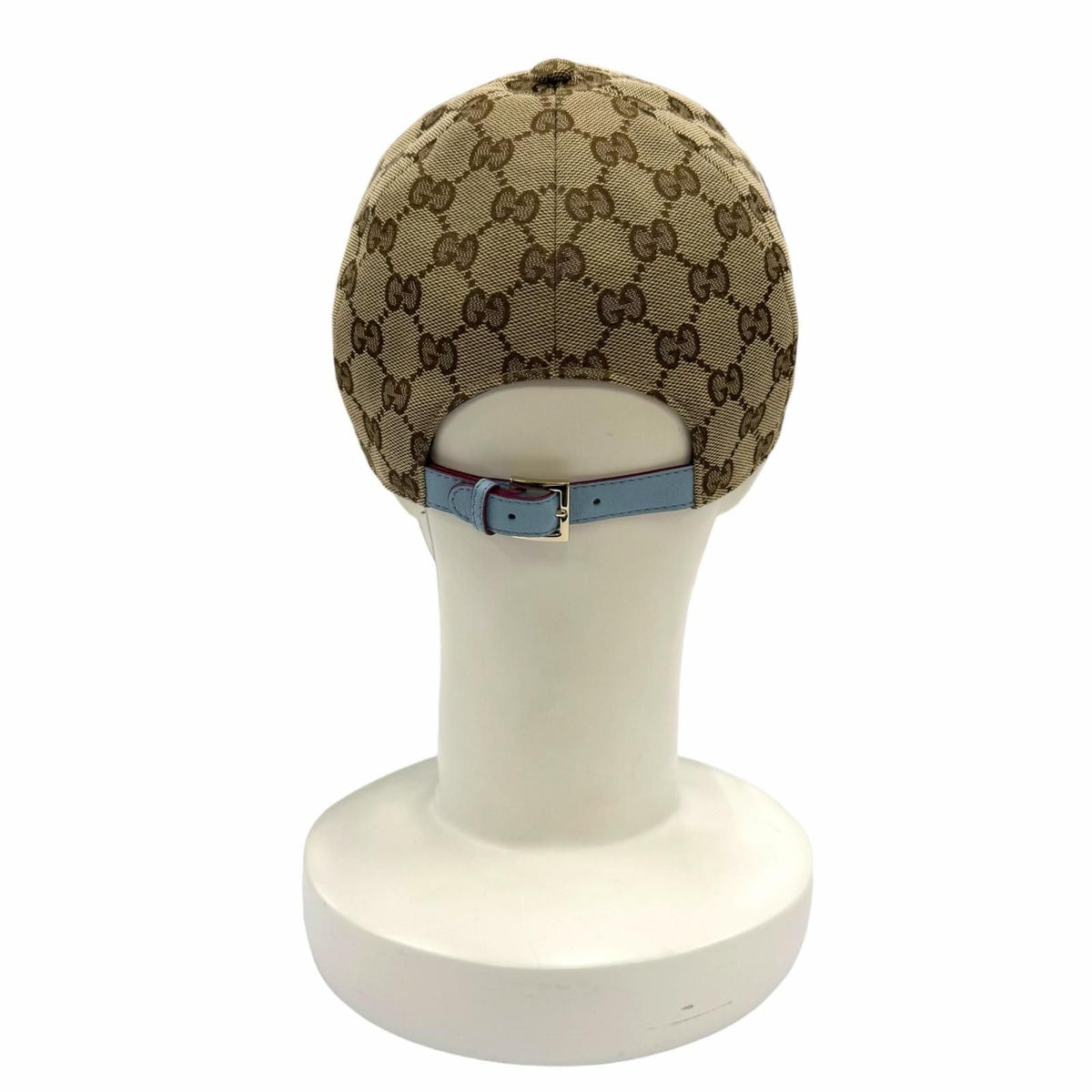 Gucci Yuko Higuchi GG Canvas Cap Brown Light Blue Hat — view 3