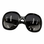 Dior Cannage Frame CD Logo Sunglasses Black Gold Demo Lens Eyewear