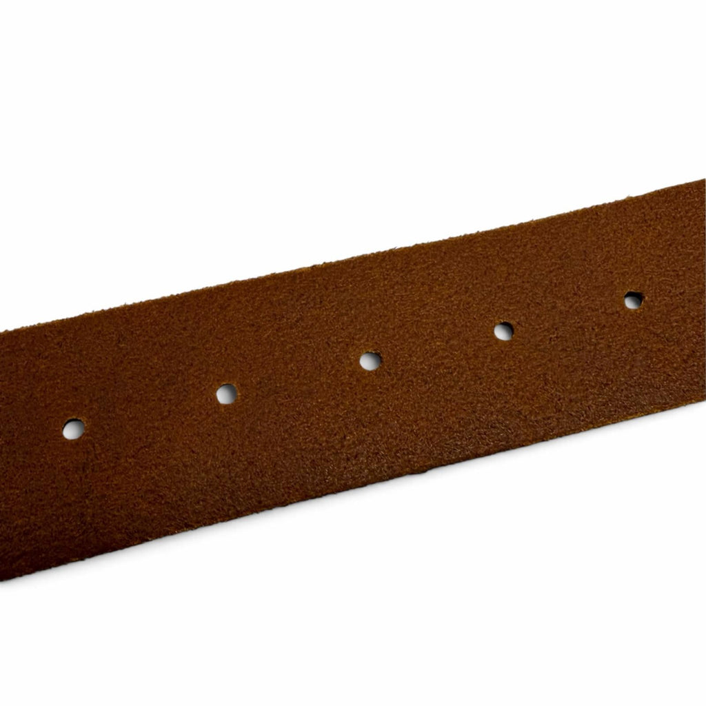 Gucci Leather Double G Buckle Wide Belt Brown Gold — view 8