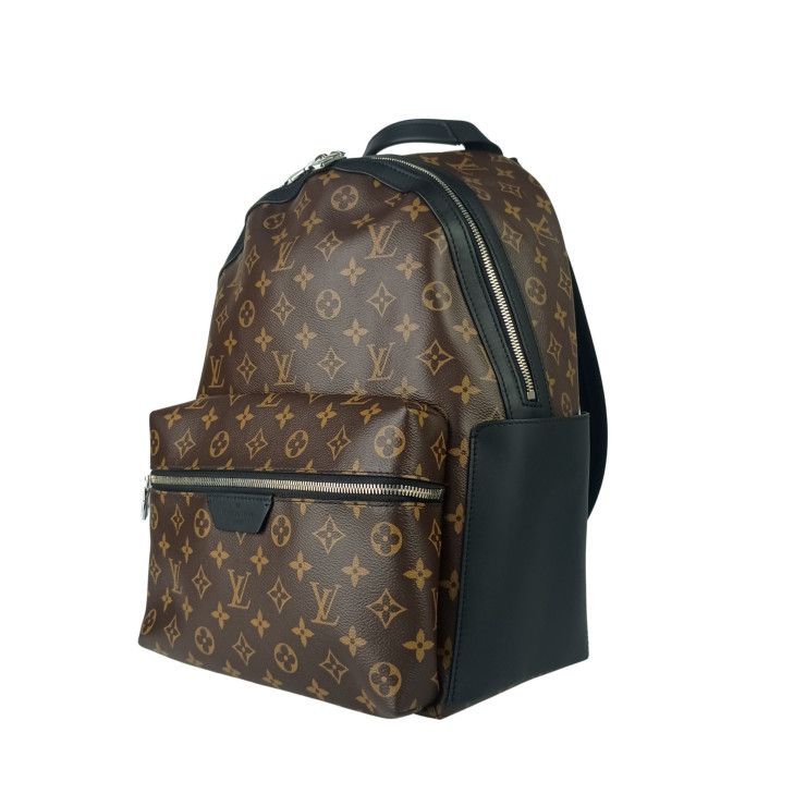 Louis Vuitton Backpack Discovery Brown Monogram Macassar Silver — view 2