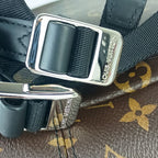 Louis Vuitton Backpack Discovery Brown Monogram Macassar Silver — view 6