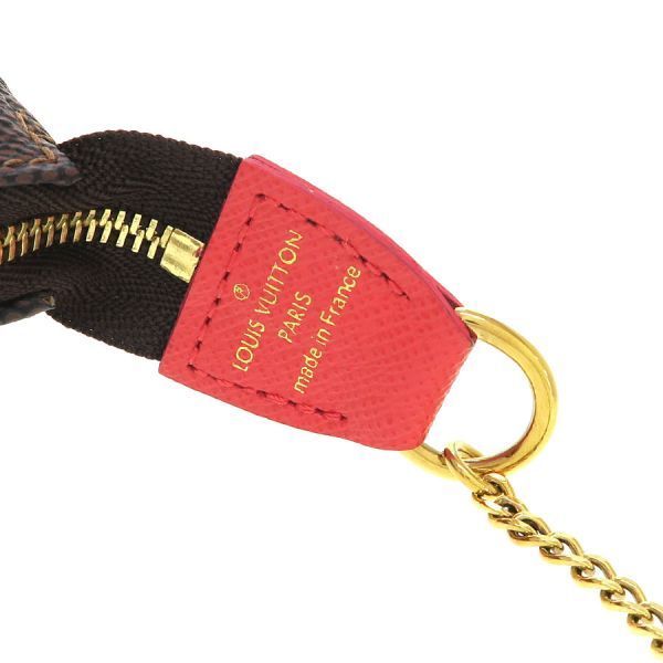 Louis Vuitton Damier Mini Pochette Soie Pouch — view 4