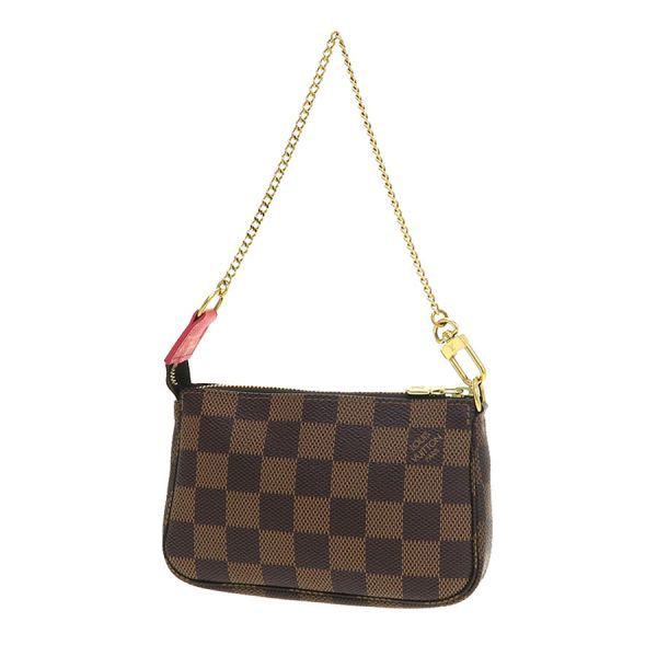 Louis Vuitton Damier Mini Pochette Soie Pouch — view 3