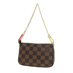 Louis Vuitton Damier Mini Pochette Soie Pouch — view 3