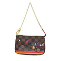 Louis Vuitton Damier Mini Pochette Soie Pouch
