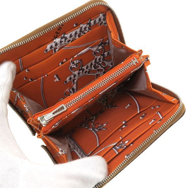 Hermes Azap Compact Silk'in Wallet — view 3