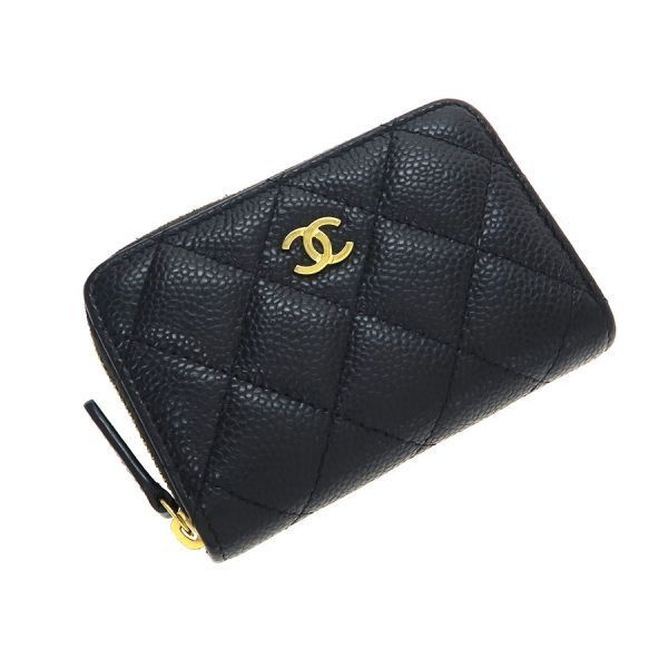 Chanel Caviar Quilted Coin Purse