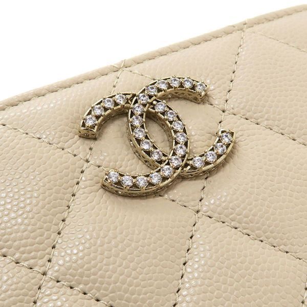 Chanel Caviar Quilted Coin Purse — view 6