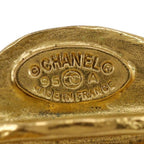 Chanel CC Logo Vintage Gold Plated 95A Brooch — view 8