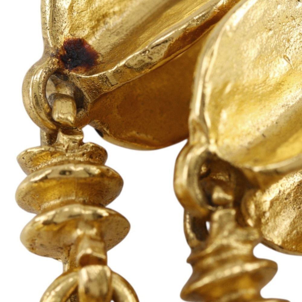 Chanel CC Logo Vintage Gold Plated 95A Brooch — view 4
