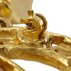 Chanel CC Logo Vintage Gold Plated 95A Brooch — view 6