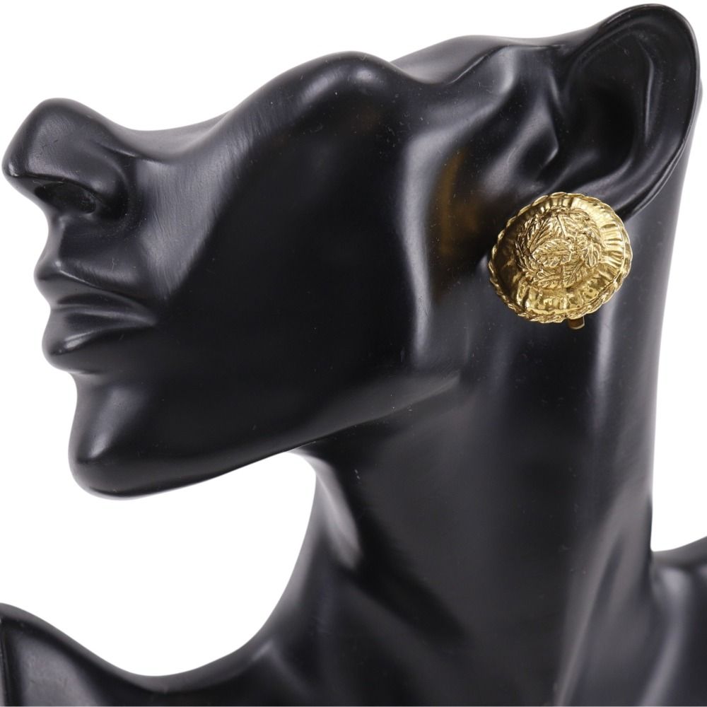 Chanel Vintage Gold Plated Earrings — view 2