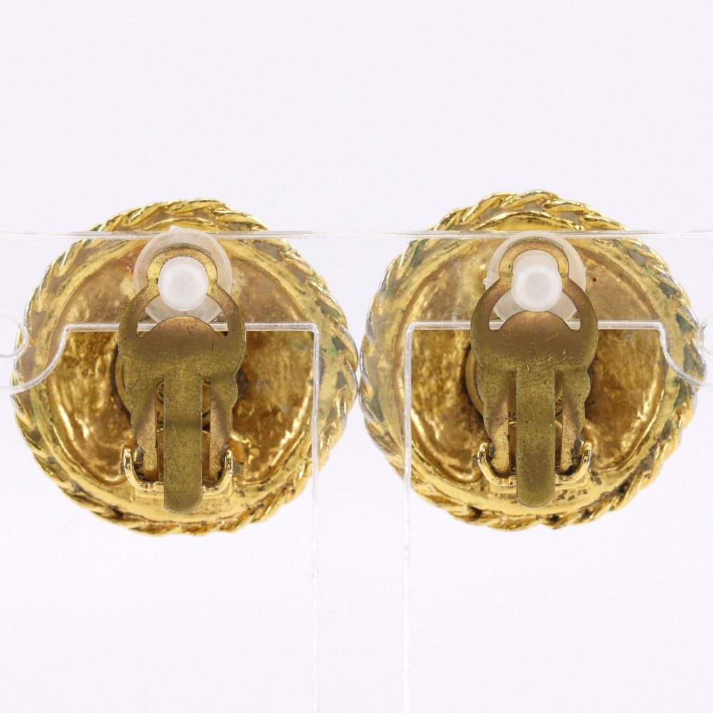 Chanel Vintage Gold Plated Earrings — view 3