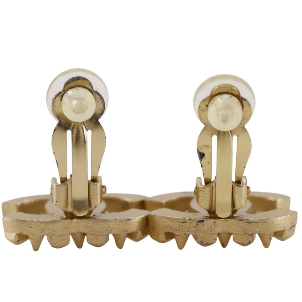 Chanel CC Logo Gold Plated 03P Earrings — view 5