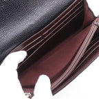 Chanel CC Logo Quilted Caviar Leather Black Wallet — view 7