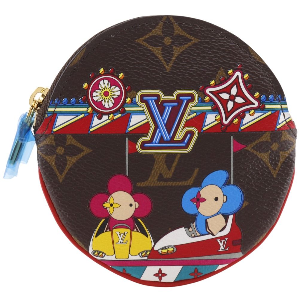 Louis Vuitton Porte Monnaie Rond Vivienne Limited Edition Monogram Canvas Brown