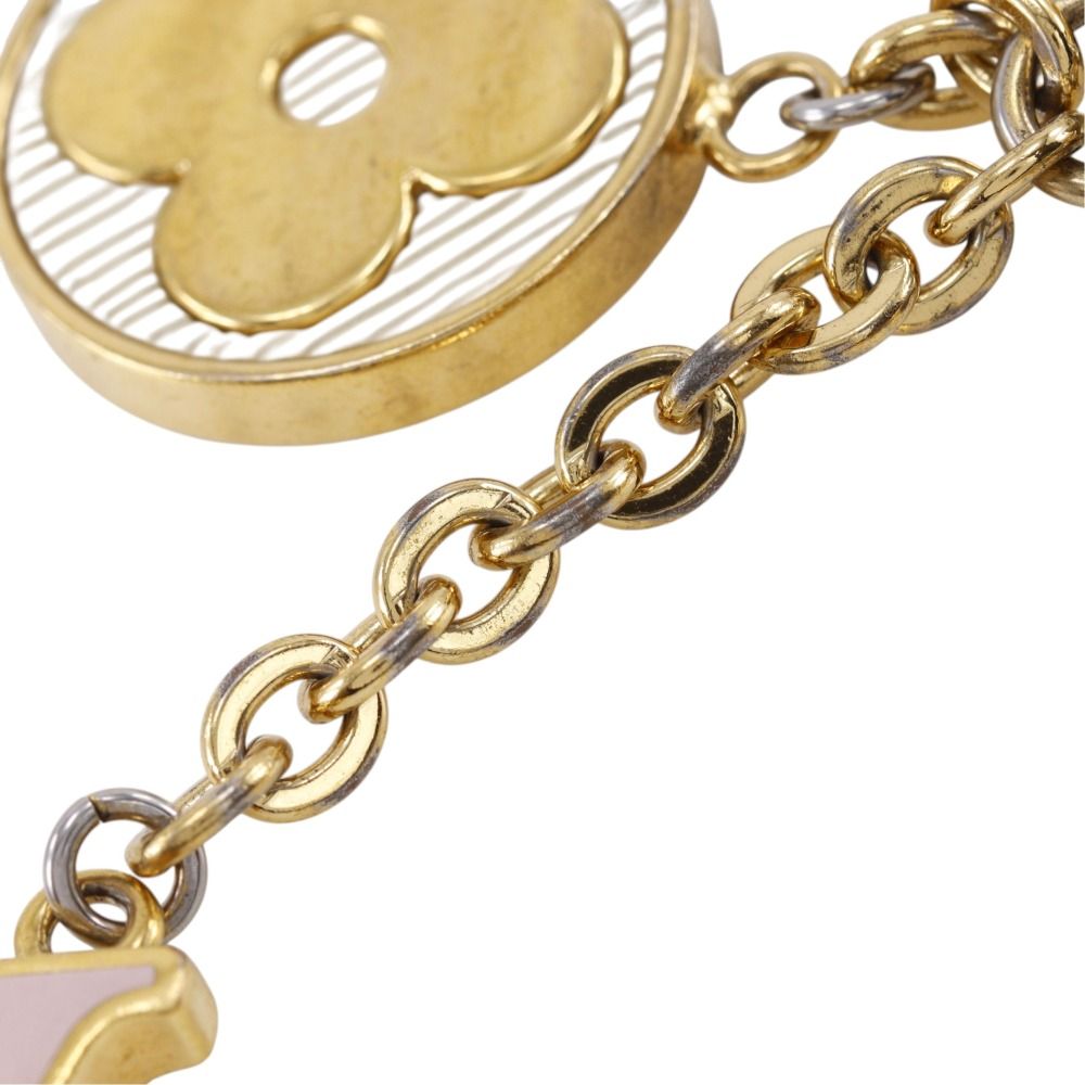 Louis Vuitton Porte Cles Spring Street Bag Charm Gold Plated Monogram Canvas — view 5