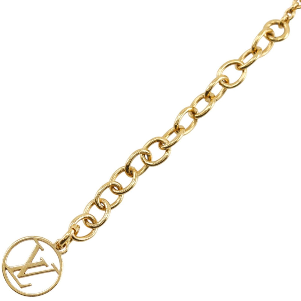 Louis Vuitton Essential V Gold Plated Necklace — view 5