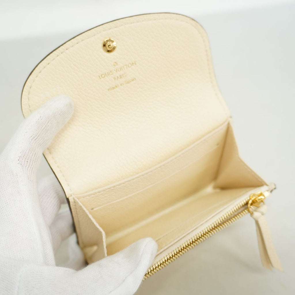 Louis Vuitton Coin Purse Monogram Empreinte Porte Monnaie Rosalie Cream — view 3