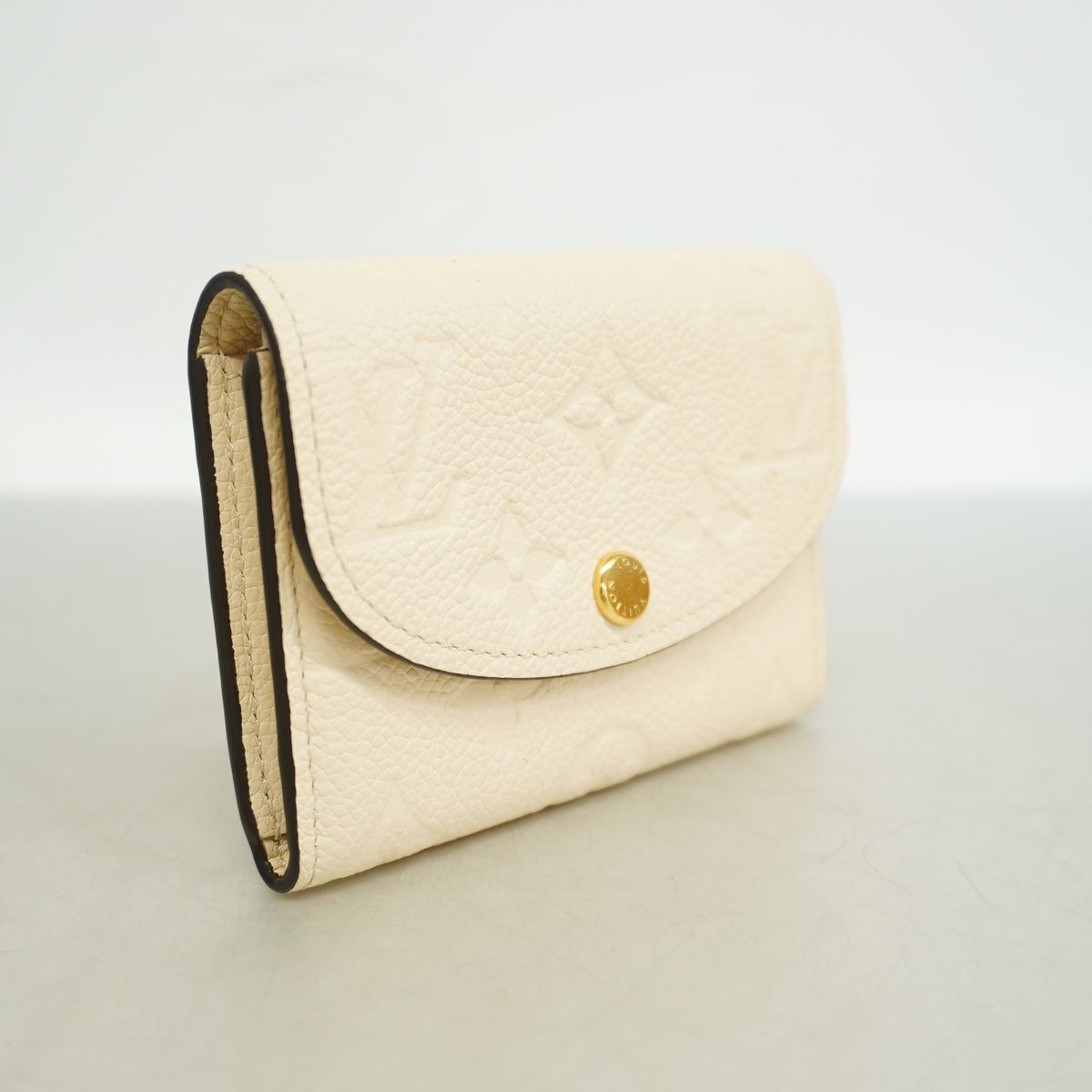 Louis Vuitton Coin Purse Monogram Empreinte Porte Monnaie Rosalie Cream — view 2