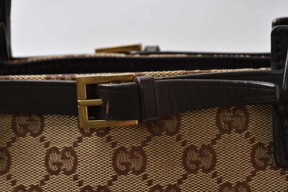 Gucci Handbag Bag GG Canvas Brown Beige — view 3