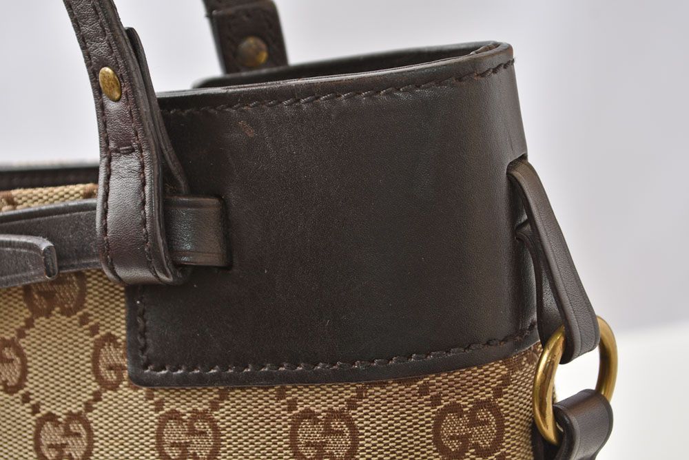 Gucci Handbag Bag GG Canvas Brown Beige — view 4