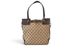 Gucci Handbag Bag GG Canvas Brown Beige