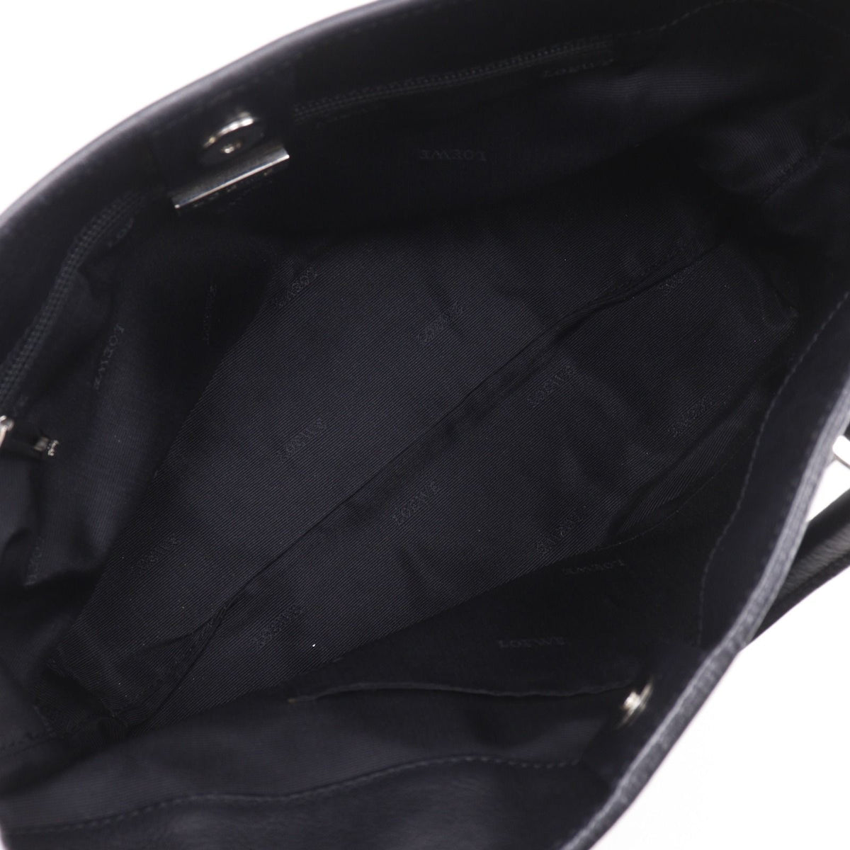 Loewe Amazona Fusta Anagram Leather Black Handbag — view 5