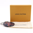 Louis Vuitton Porte Cles LV Upside Down Monogram Ink Bag Charm Calfskin Black — view 6