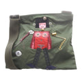 Prada Nylon Robot Pattern Shoulder Bag Khaki Green